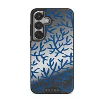 Vitamin Sea - Samsung Galaxy S25 Plus Case, Elite Mirror Dark (Magnetic) / Silver
