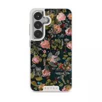 Bloomy Garden - Vintage Samsung Galaxy S25 Case, Elite Light (Magnetic) / Silver