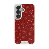 Dear Santa - Snowflake Samsung Galaxy S25 Case, Elite Light (Magnetic) / Silver
