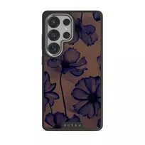 Velvet Night - Samsung Galaxy S25 Ultra Case, Elite Dark (Magnetic) / Silver