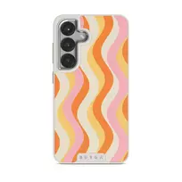 Flower Power - Samsung Galaxy S25 Case, Elite Light (Magnetic) / Silver