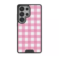 Think Pink - Samsung Galaxy S25 Ultra Case, Elite Dark (Magnetic) / Silver