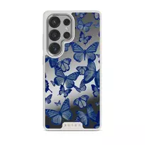 Butterfly Effect - Samsung Galaxy S25 Ultra Case, Elite Mirror Light (Magnetic) / Silver