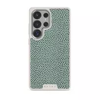 Mint Gelato - Dots Samsung Galaxy S25 Ultra Case, Elite Light (Magnetic) / Silver