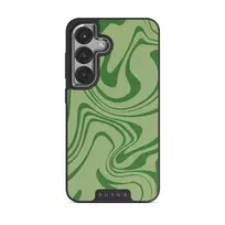 Funky Sensation - Samsung Galaxy S25 Plus Case, Elite Dark (Magnetic) / Silver