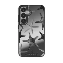 Midnight Ocean - Samsung Galaxy S25 Plus Case, Elite Mirror Dark (Magnetic) / Silver