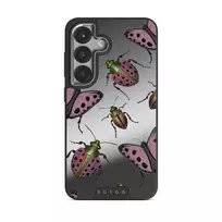 Runaway - Samsung Galaxy S25 Plus Case, Elite Mirror Dark (Magnetic) / Silver