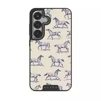 Derby Race - Samsung Galaxy S25 Plus Case, Elite Dark (Magnetic) / Silver