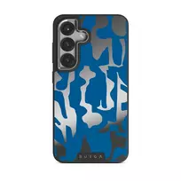 Mirage - Samsung Galaxy S25 Plus Case, Elite Mirror Dark (Magnetic) / Silver