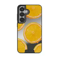 Bitter - Samsung Galaxy S25 Plus Case, Elite Mirror Dark (Magnetic) / Silver