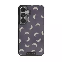 Moonstone - Samsung Galaxy S25 Plus Case, Elite Dark (Magnetic) / Silver