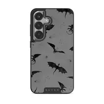 Draco - Samsung Galaxy S25 Plus Case, Elite Dark (Magnetic) / Silver