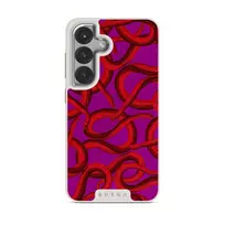 Watch Out - Samsung Galaxy S25 Case, Elite Light (Magnetic) / Silver