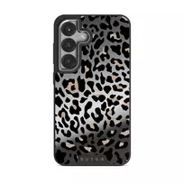 Pure Instinct - Samsung Galaxy S25 Case, Elite Mirror Dark (Magnetic) / Silver