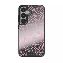Hawaiian Breeze - Samsung Galaxy S25 Plus Case, Elite Mirror Dark (Magnetic) / Silver