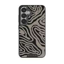 Black Sand - Samsung Galaxy S25 Plus Case, Elite Dark (Magnetic) / Silver