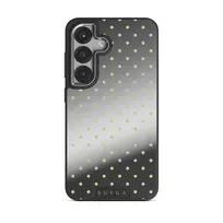 Sorry Busy - Samsung Galaxy S25 Plus Case, Elite Mirror Dark (Magnetic) / Silver