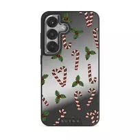 Sweet Tooth - Samsung Galaxy S25 Plus Case, Elite Mirror Dark (Magnetic) / Silver