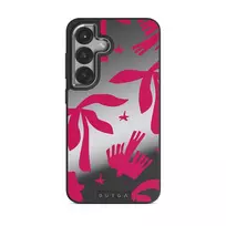 Siesta - Samsung Galaxy S25 Plus Case, Elite Mirror Dark (Magnetic) / Silver