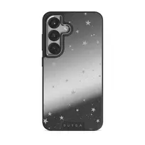 North Star - Samsung Galaxy S25 Plus Case, Elite Mirror Dark (Magnetic) / Silver