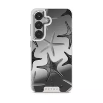 Midnight Ocean - Samsung Galaxy S25 Case, Elite Mirror Light (Magnetic) / Silver