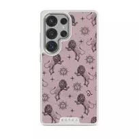 Leo - Samsung Galaxy S25 Ultra Case, Elite Light (Magnetic) / Silver / Pink