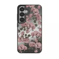 Vintage Glamour - Samsung Galaxy S25 Plus Case, Elite Mirror Dark (Magnetic) / Silver