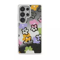 Good Vibes - Samsung Galaxy S25 Ultra Case, Elite Mirror Light (Magnetic) / Silver