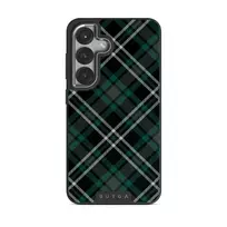 Mint Cookie - Samsung Galaxy S25 Case, Elite Dark (Magnetic) / Silver