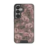 Vintage Glamour - Samsung Galaxy S25 Case, Elite Dark (Magnetic) / Silver