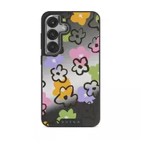 Good Vibes - Samsung Galaxy S25 Plus Case, Elite Mirror Dark (Magnetic) / Silver