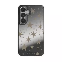 12 O'clock - Samsung Galaxy S25 Plus Case, Elite Mirror Dark (Magnetic) / Silver