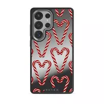 Candy Lane - Samsung Galaxy S25 Ultra Case, Elite Mirror Dark (Magnetic) / Silver