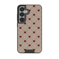 Love Letter - Samsung Galaxy S25 Case, Elite Dark (Magnetic) / Silver