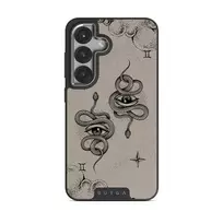 Gemini - Samsung Galaxy S25 Plus Case, Elite Dark (Magnetic) / Silver / Nude