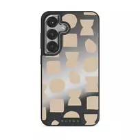 Terracotta - Samsung Galaxy S25 Plus Case, Elite Mirror Dark (Magnetic) / Silver