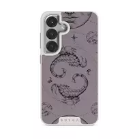 Scorpio - Samsung Galaxy S25 Plus Case, Elite Light (Magnetic) / Silver / Purple