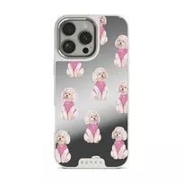 Poodle - iPhone 16 Pro Case, Elite Mirror Light (MagSafe) / Silver