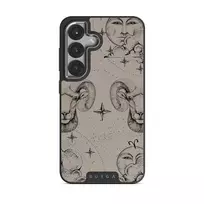 Aries - Samsung Galaxy S25 Plus Case, Elite Dark (Magnetic) / Silver / Nude