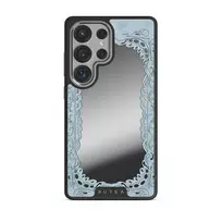 Looking Glass - Samsung Galaxy S25 Ultra Case, Elite Mirror Dark (Magnetic) / Silver