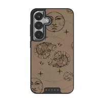 Capricorn - Samsung Galaxy S25 Plus Case, Elite Dark (Magnetic) / Silver / Beige