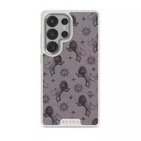 Leo - Samsung Galaxy S25 Ultra Case, Elite Light (Magnetic) / Silver / Purple