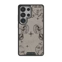 Aries - Samsung Galaxy S25 Ultra Case, Elite Dark (Magnetic) / Silver / Nude