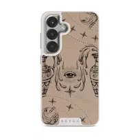Aquarius - Samsung Galaxy S25 Case, Elite Light (Magnetic) / Silver / Beige