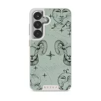Aries - Samsung Galaxy S25 Plus Case, Elite Light (Magnetic) / Silver / Turquoise
