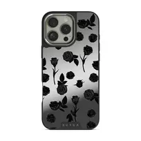 Goddess - iPhone 16 Pro Case, Elite Mirror Dark (MagSafe) / Silver