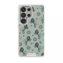 Leo - Samsung Galaxy S25 Ultra Case, Elite Light (Magnetic) / Silver / Turquoise