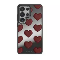 Loveholic - Samsung Galaxy S25 Ultra Case, Elite Mirror Dark (Magnetic) / Silver