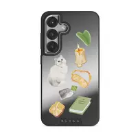Soft Era - Samsung Galaxy S25 Plus Case, Elite Mirror Dark (Magnetic) / Silver