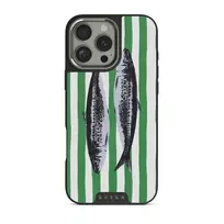Sardinhas - iPhone 16 Pro Case, Elite Dark (MagSafe) / Silver